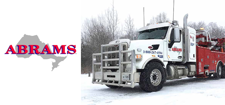 abrams towing banner