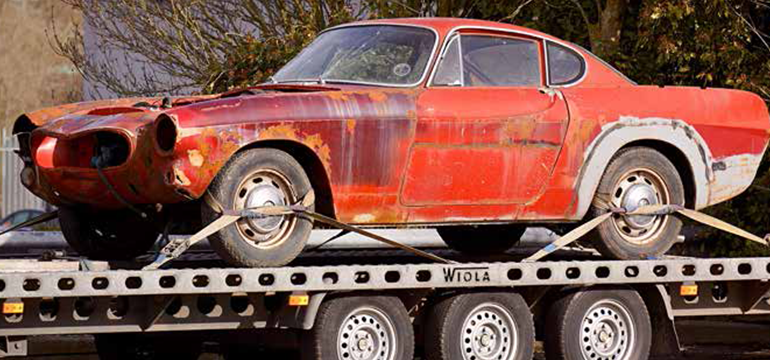 car truck banner