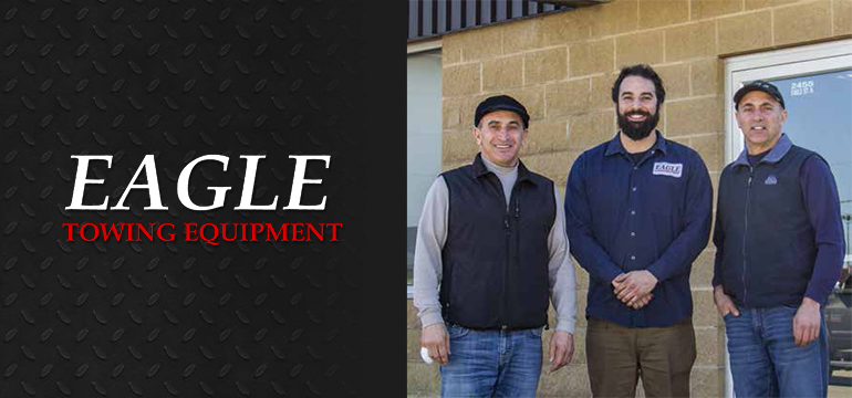 eagle towing banner