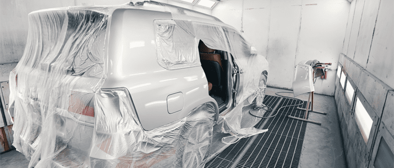 paint booth van