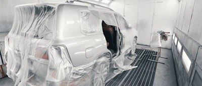 paint booth van