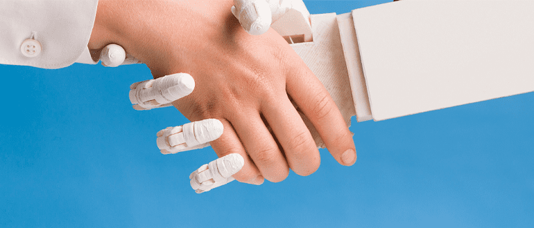 artificial handshake