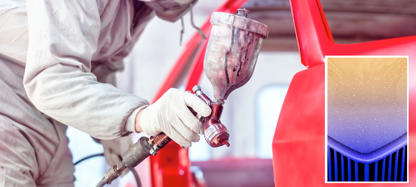 red spray paint