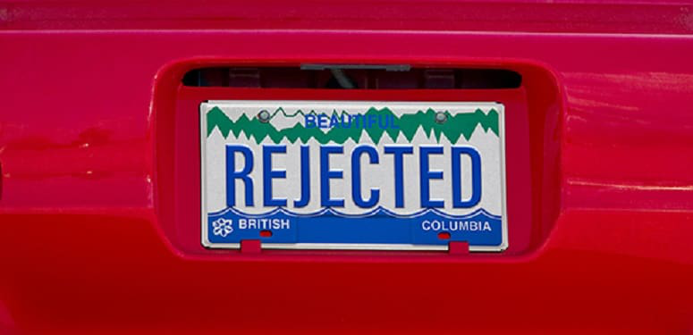 Blank,License,Plate,On,Red,Car