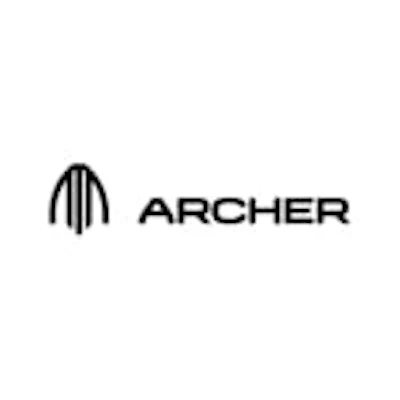Archer Logo Lockup Black