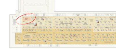 SATA’s Booth can be accessed on the second floor of the South Hall, immediately inside the doors.