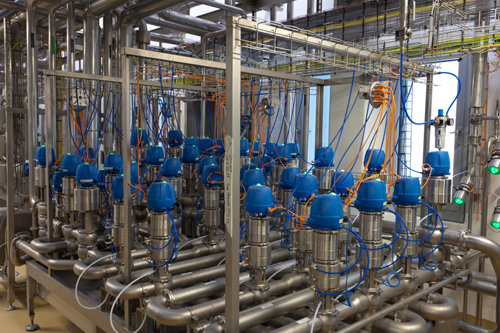 Nestlé chose to use standardized Ethernet to gain centralized access to plant floor information, contracting with Rockwell Automation and Endress+Hauser to install the network. Source: Rockwell Automation