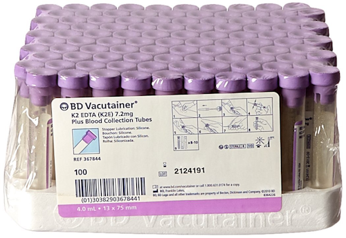 Recalled BD Vacutainer / Image: Amazon