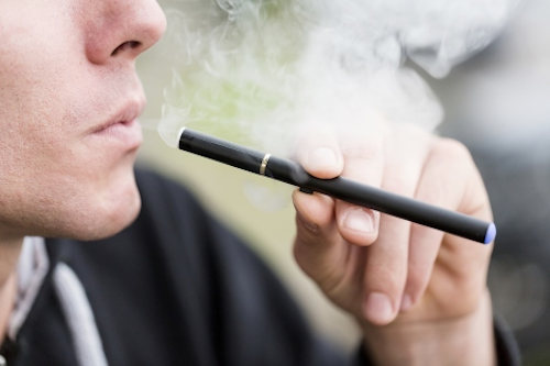 Vaper Vaping / Image: UCSF