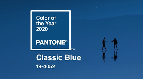 For 2020, Pantone has selected a color it describes as a timeless and enduring blue hue: PANTONE 19-4052 Classic Blue.
