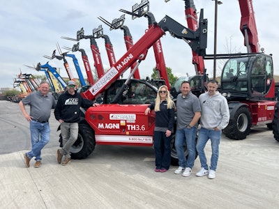 The team at RP Rents, from left to right: John Sturm, Neal Semrow, Kathy Castaldo, Brian Scalet, Dave Garelli.