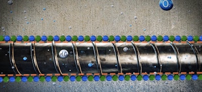 Migrating corrosion inhibitors are a versatile and budget-friendly option. Applied as an admixture or a surface treatment, a migrating corrosion inhibitor's chemistry works its way through concrete pores and forms a protective molecular layer on the surfaces of metal reinforcement due to an ionic attraction. Hence, it can protect an entirely uncoated rebar or molecularly fill in damaged areas on an epoxy-coated rebar where the metal is exposed.