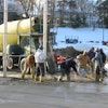 Concrete contractors work efficiently in freezing conditions, following ACI cold weather concreting guidelines to ensure proper placement, finishing, and protection.