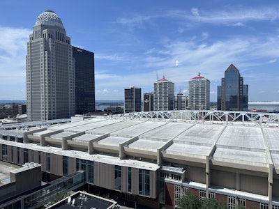 Louisville skyline.