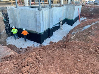 Sheet-applied waterproofing membranes offer proven protection against hydrostatic pressure and groundwater infiltration in below-grade applications.