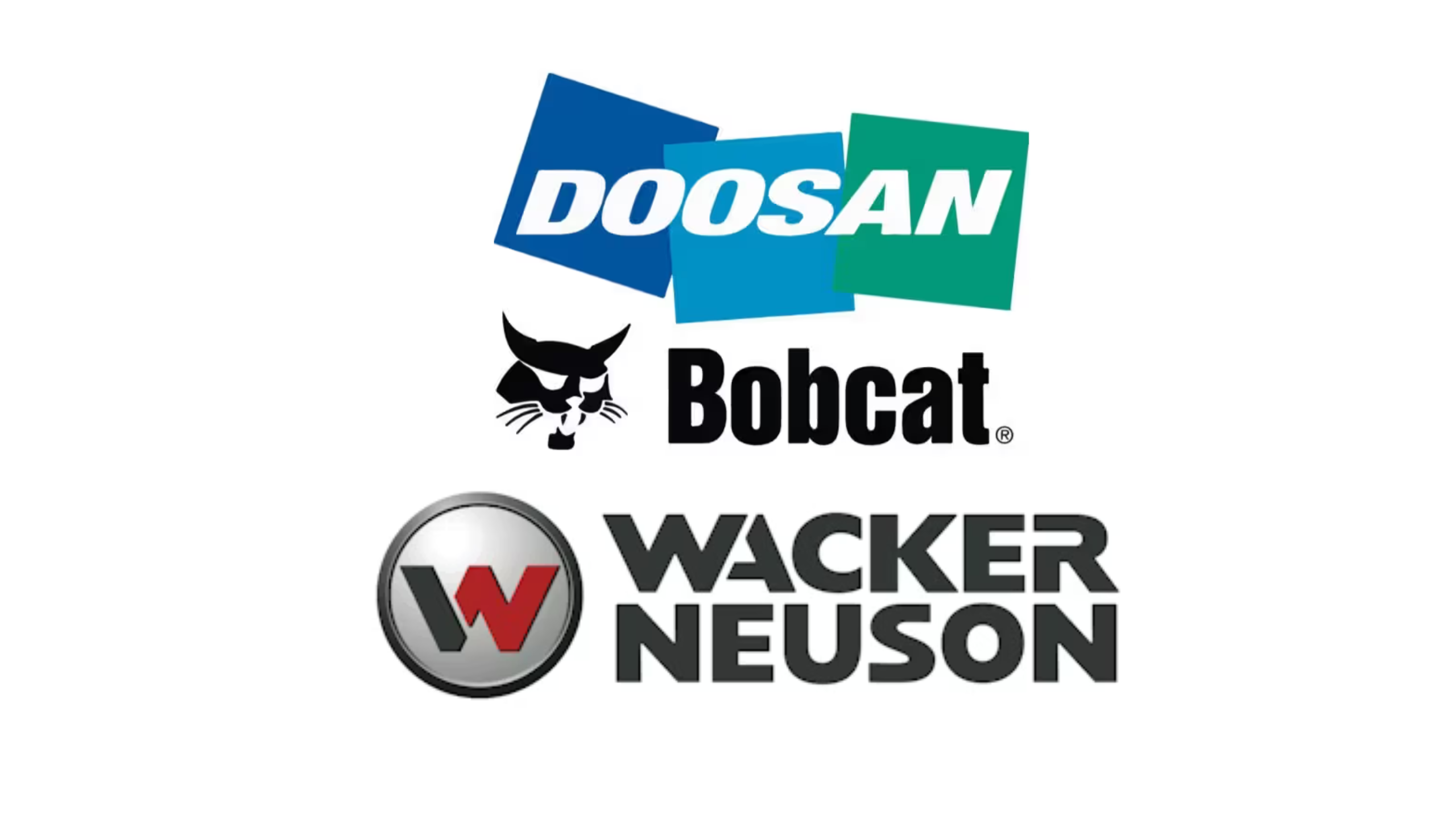 Doosan Bobcat Wacker Neuson Stack