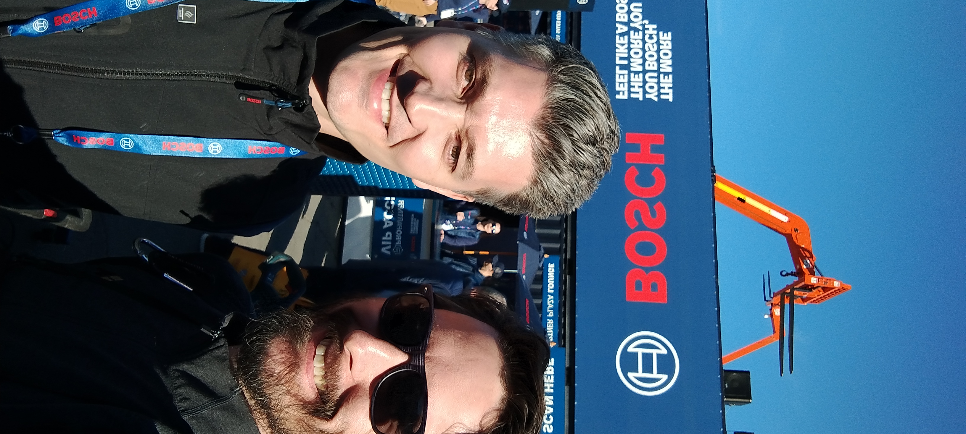 Phillip Gosau and Jonathan Kozlowski, at the Bosch booth during World of Concrete 2026