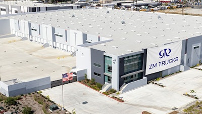 Aerial view of ZM Trucks manufacturing facility.