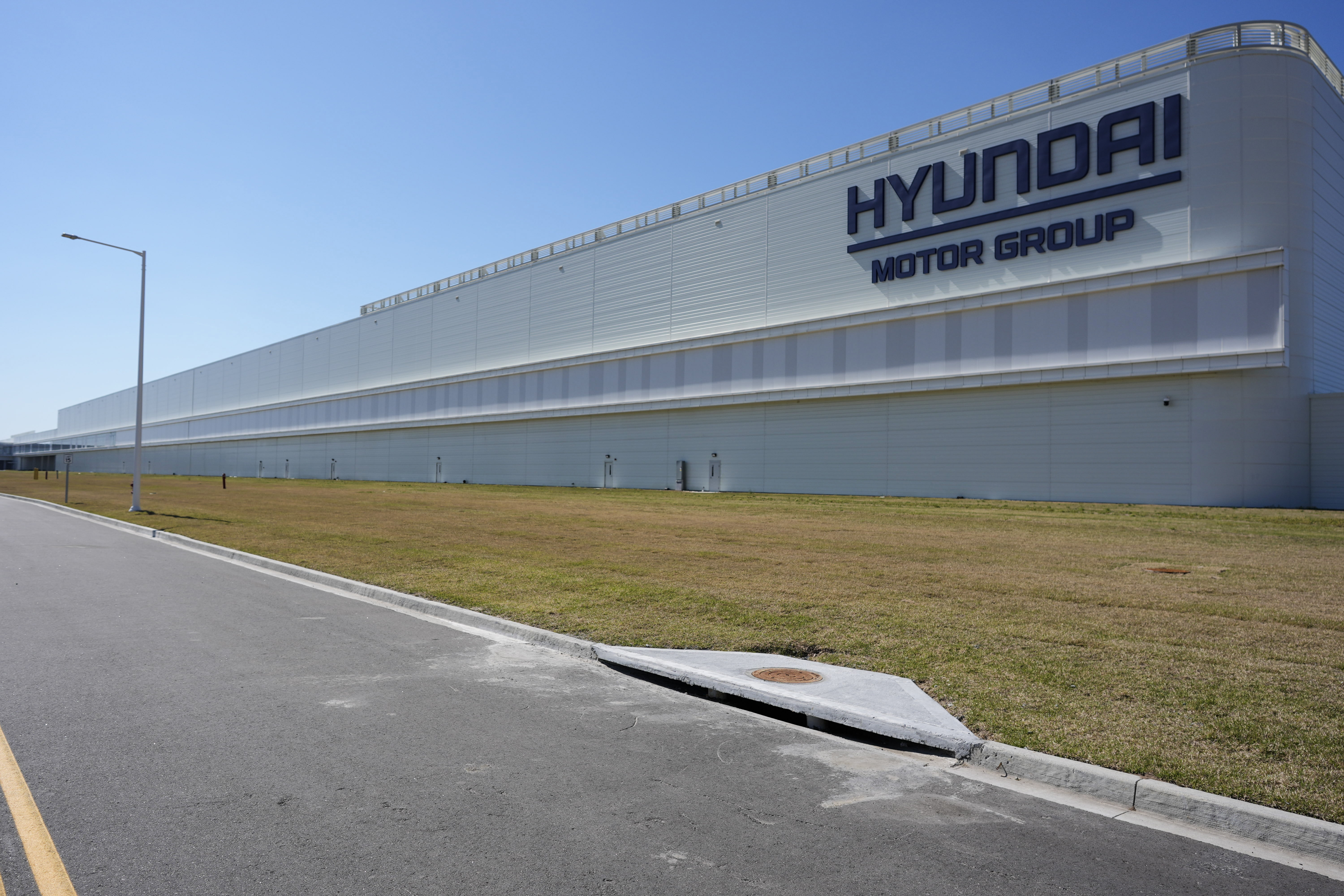 The Hyundai Motor Group Metaplant America is seen on March 26, 2025, in Ellabell, Ga.