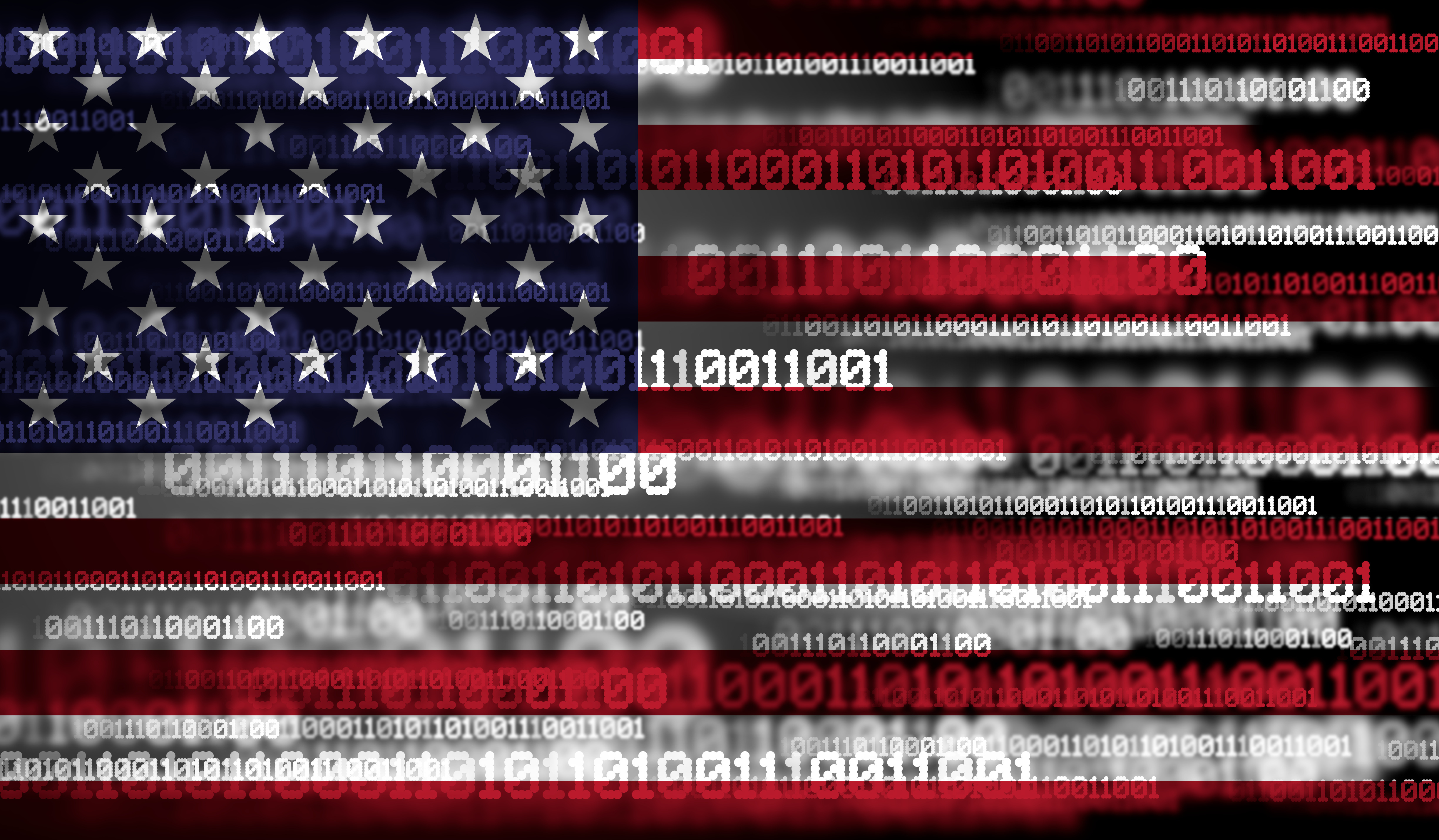 Us Binary Flag Mirsad Sarajlic