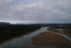 The Gates of the Arctic National Park and Preserve, where the Ambler Road project would pass through, is visible from Ambler, Alaska, Sunday, Sept. 28, 2025.