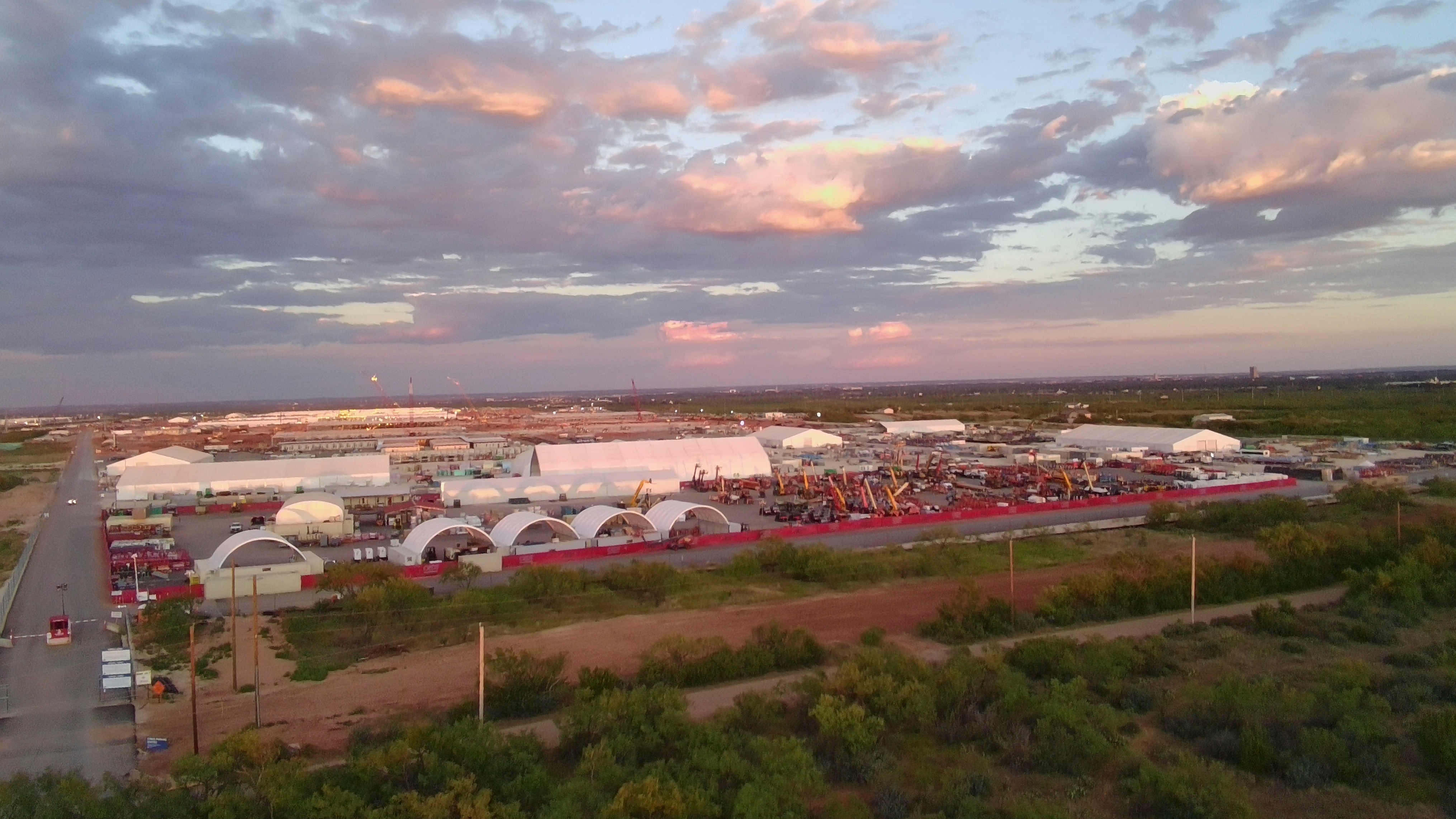 An entrance to the Stargate artificial intelligence data center complex in Abilene, Texas on Monday, Sept. 22, 2025.