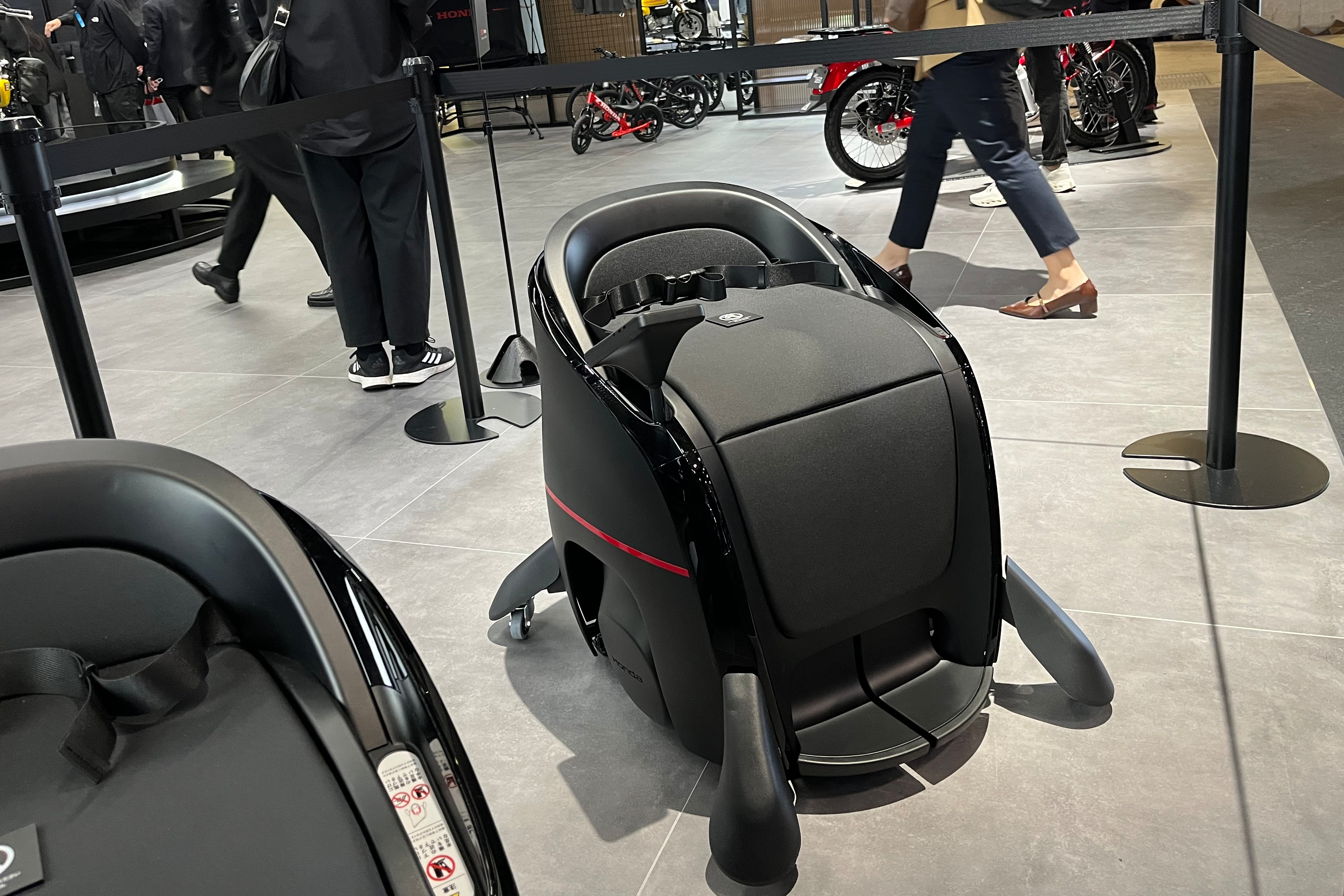 Honda's Uni-One, a kind of personal mobility for the future, is among the vehicles on display at the Tokyo Mobility Show, set to open to the public Thursday, on Wednesday, Oct. 29, 2025 at Tokyo Big Sight in Tokyo.