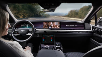 2028 Cadillac Escalade IQL simulated images.