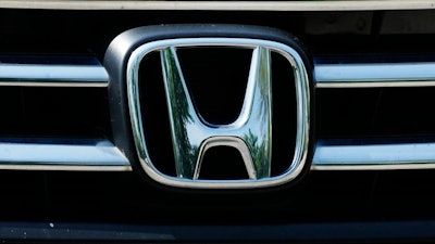 A Honda logo is seen on a Honda accord vehicle at a parking lot in Arlington Heights, Ill., May 21, 2024.