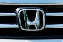 A Honda logo is seen on a Honda accord vehicle at a parking lot in Arlington Heights, Ill., May 21, 2024.