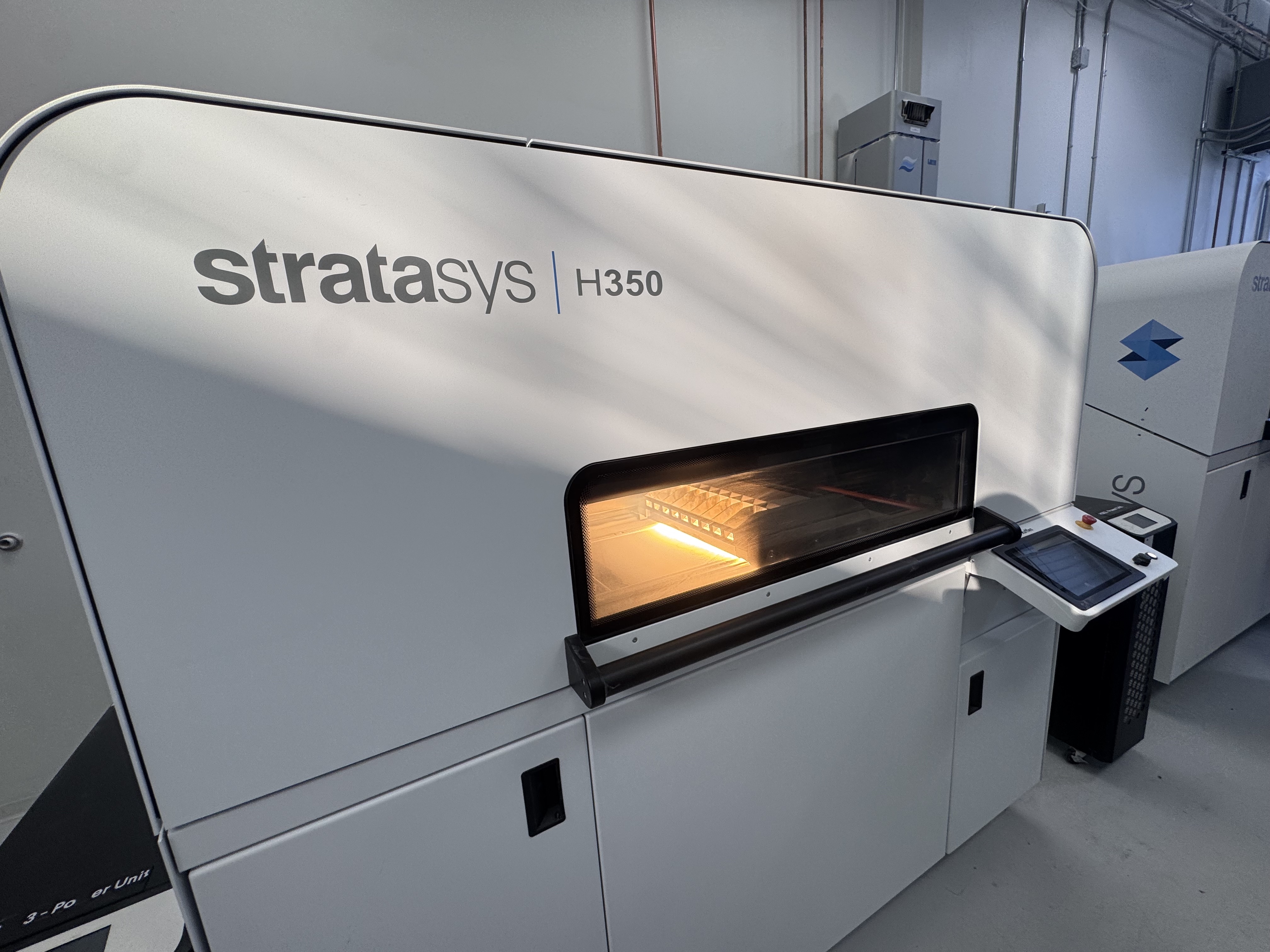 The Stratasys H350 3D printer.