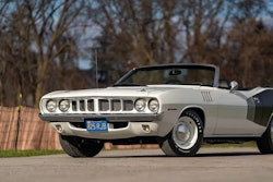 A 1971 Plymouth Hemi 'Cuda Convertible.