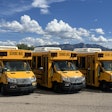 GreenPower Nano Beast school buses in Rio Rancho, New Mexico.