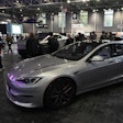 A Tesla Model S is pictured at the Paris Auto Show, in Paris, Oct. 14, 2024.