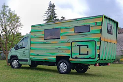 The Cab is the world’s first functional, fully 3D-printed mobile living module.