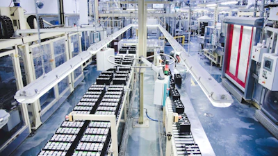 A Clarios battery manufacturing facility.