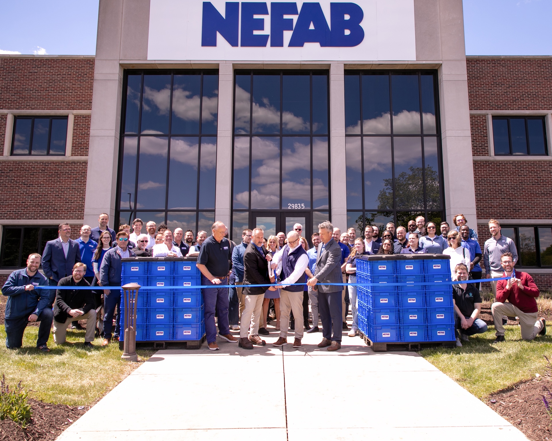The Nefab opening in Wixom, Michigan.