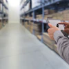 Businessman Stock Room Tablet 000063269441 Large