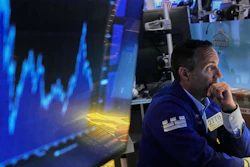 Specialist Michael Gagliano works at his post on the floor of the New York Stock Exchange, Thursday, June 25, 2026.