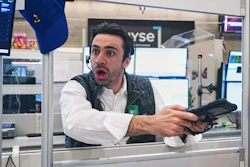 Options trader Paul Magnesio works on the floor of the New York Stock Exchange, Thursday, June 25, 2026.