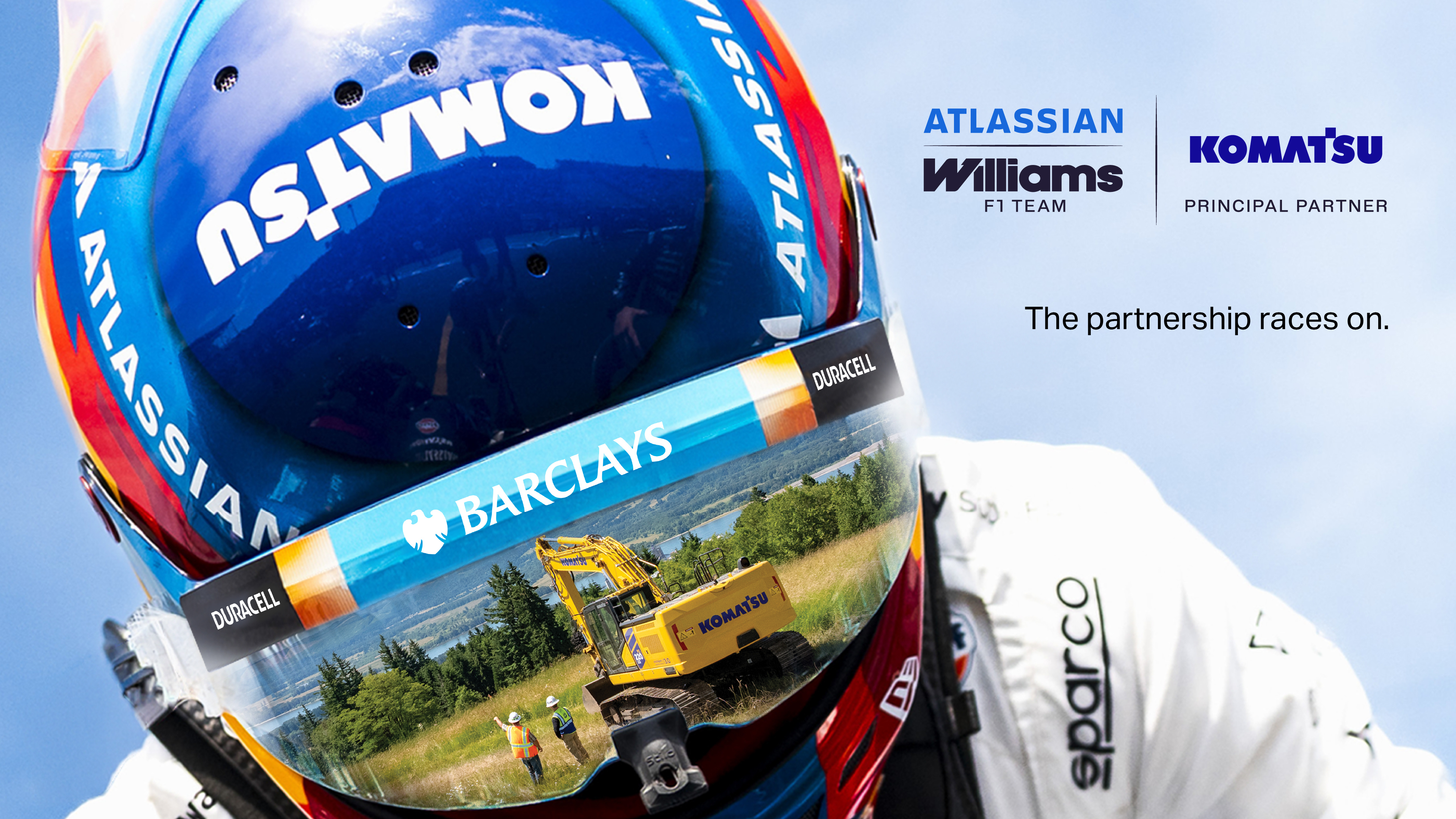 Komatsu Williams Helmet Hero Visual 0826 3840x2160 V2
