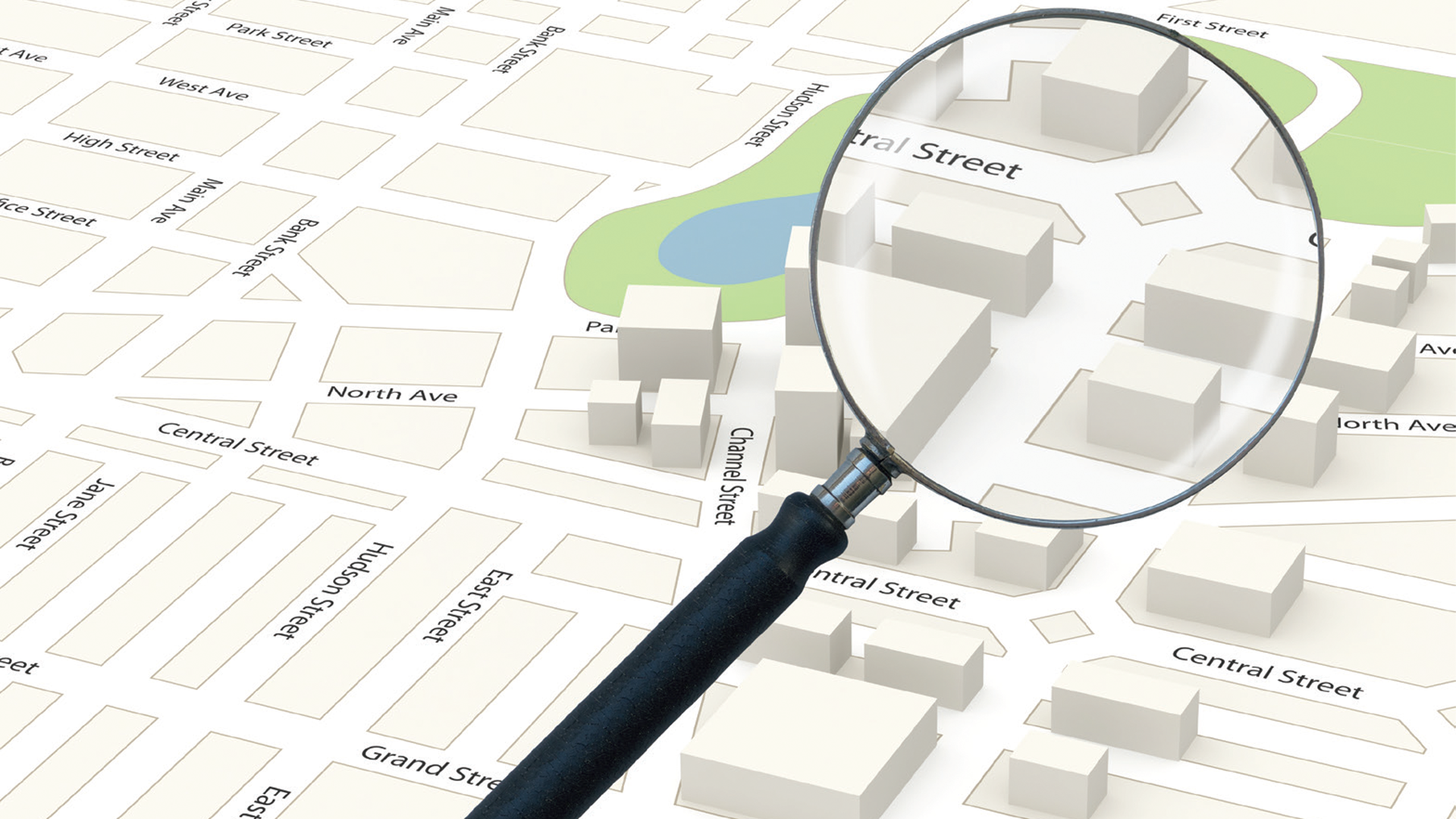 Map Magnifying Glass