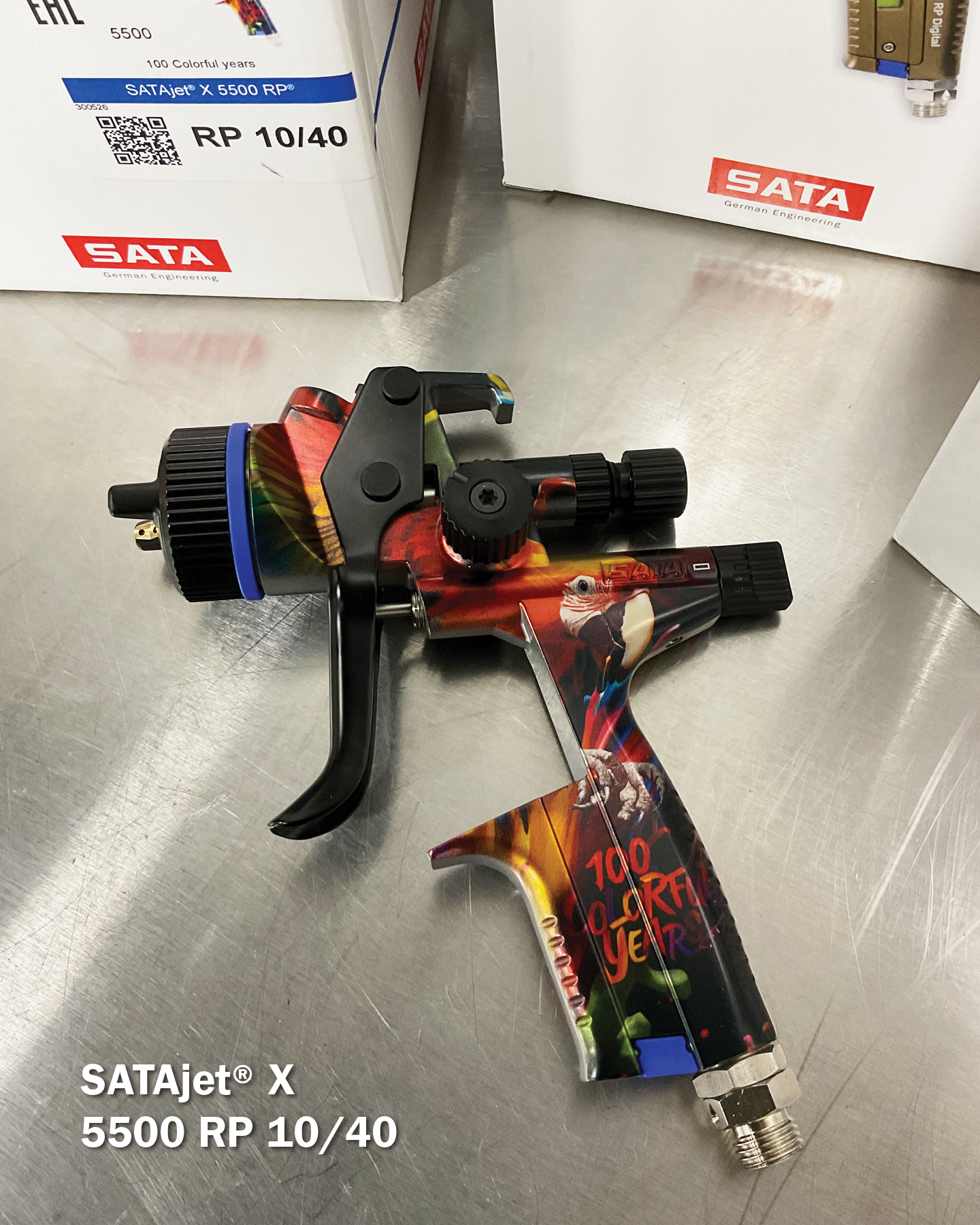 スパリッドマスター SATA jet X 5500 HVLP 1.3 Digital I Nozzle Spray Gun w/ RPS 1062025