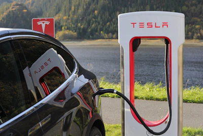 Tesla Model X Supercharging