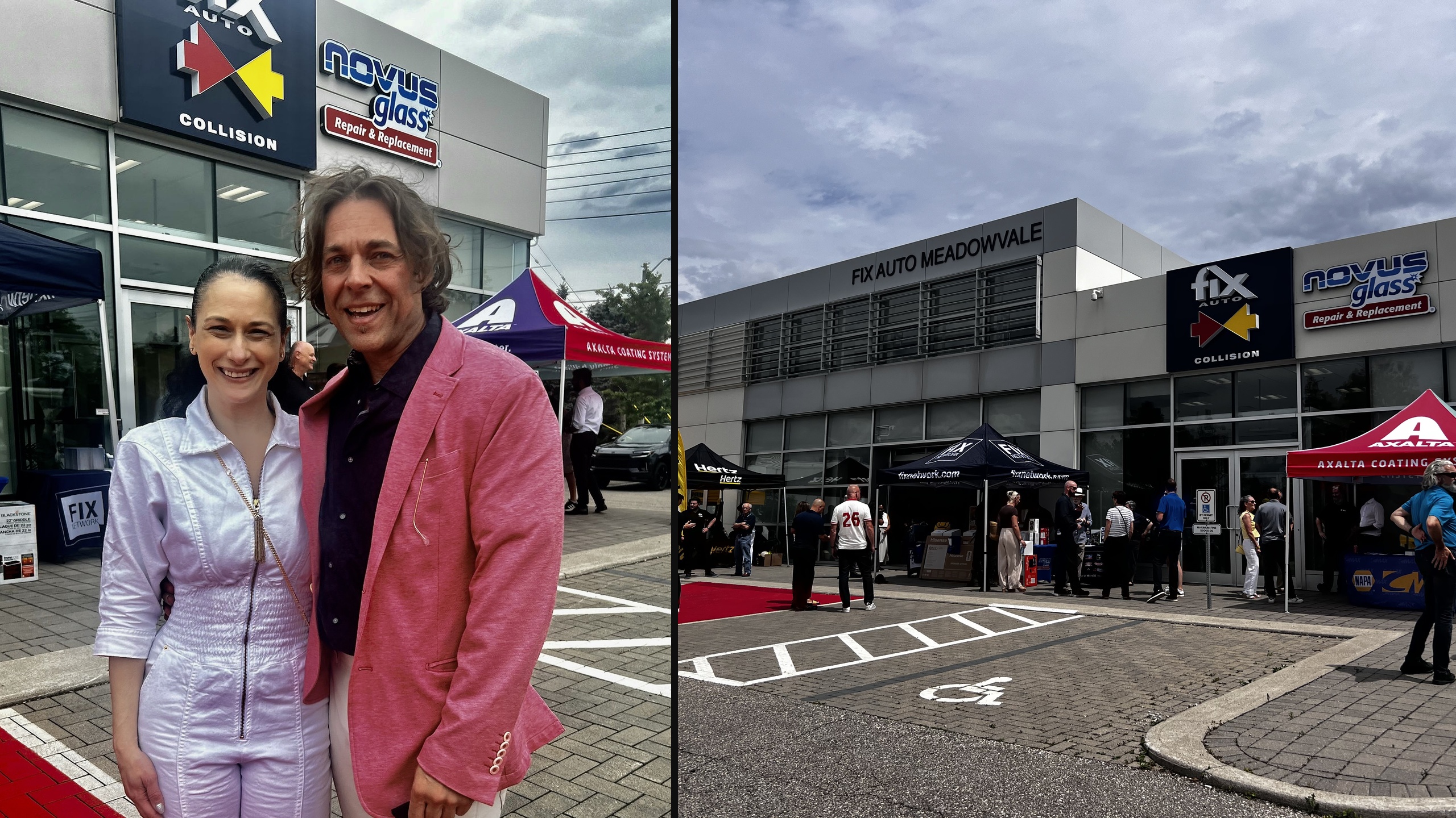 Claudia Morgillo and Claudio Chorido, owners of the Fix Auto Meadowvale