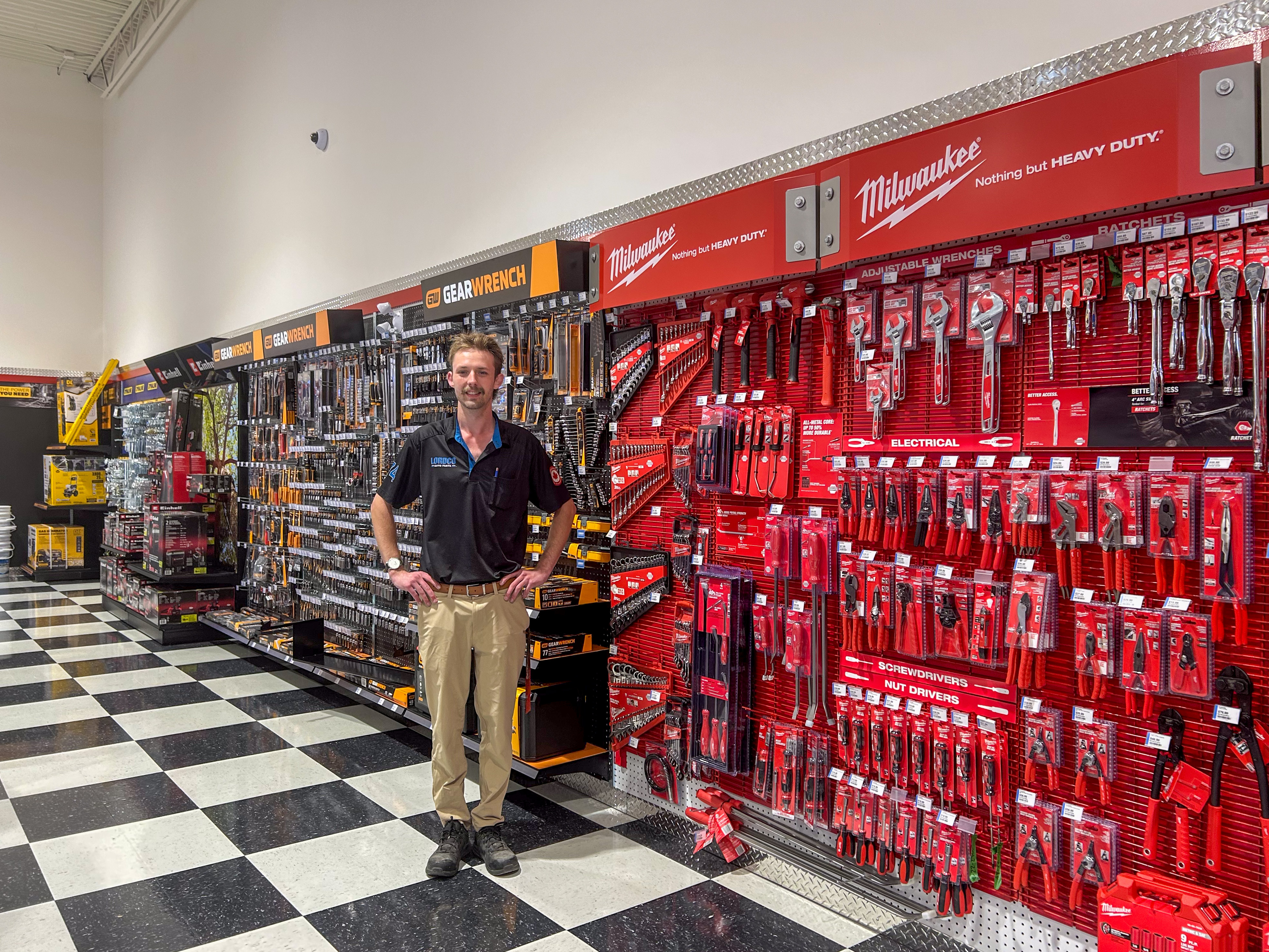Tool Section With Manager, Kyle Clark